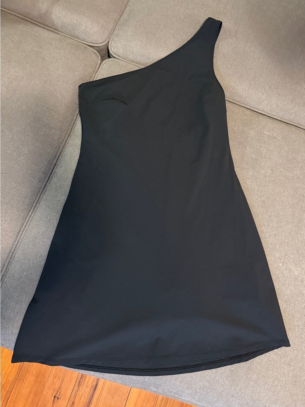Abercrombie & Fitch One-Shoulder Black Dress